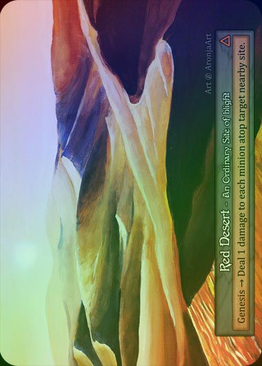【FOIL】[Site] Red Desert [beta-Ordinary]